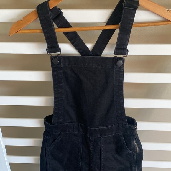 Madewell Denim Lunar Wash Skinny Denim Overalls XS - Picture 5 of 15